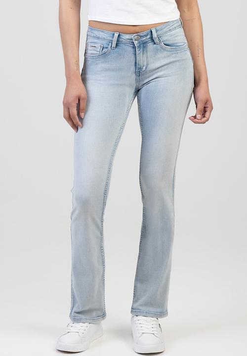 SISSY BOY - Southern Bumbooster Bootleg Jeans - Light Vintage