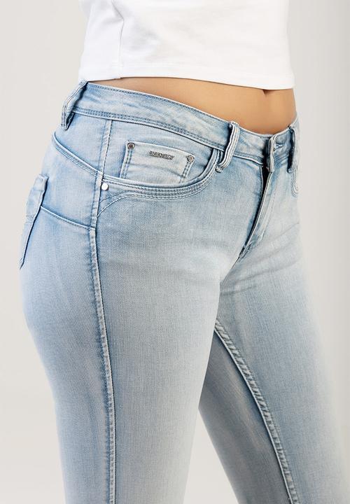 SISSY BOY - Southern Bumbooster Bootleg Jeans - Light Vintage
