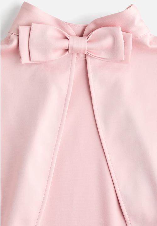 H&M - Open-back top - light pink
