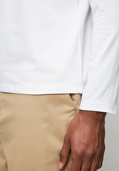 Jockey - Cotton Long Sleeve T-shirt - White
