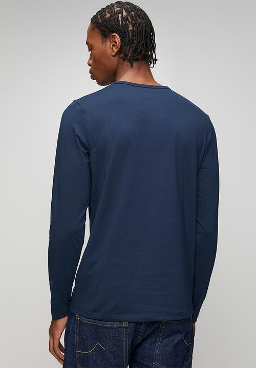 Jockey - Cotton Long Sleeve T-shirt - Blue