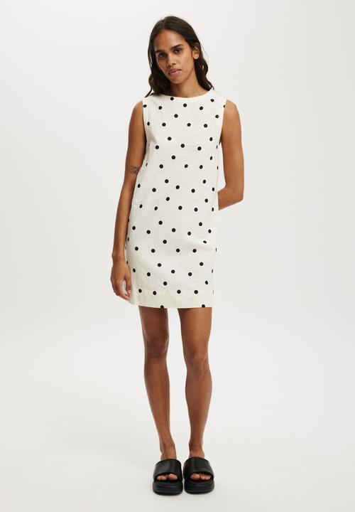 Cotton On - Shift Mini Dress - Remi Polka Dot