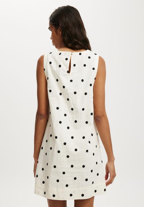 Cotton On - Shift Mini Dress - Remi Polka Dot