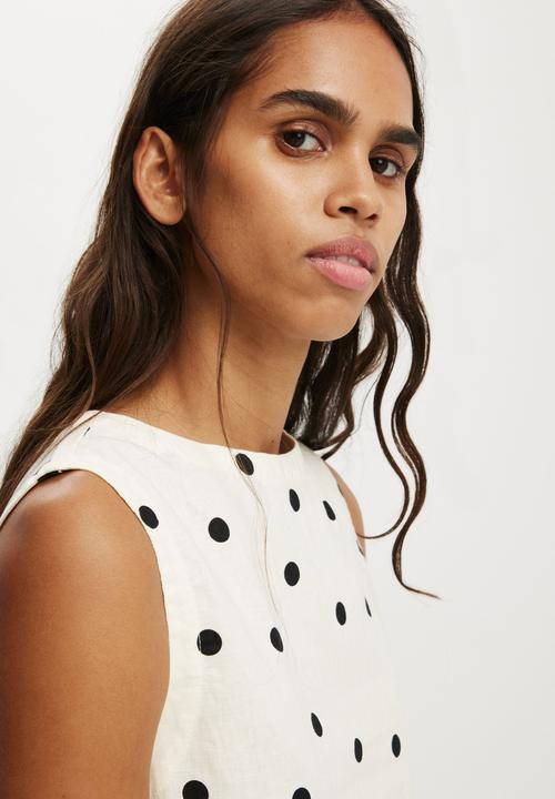 Cotton On - Shift Mini Dress - Remi Polka Dot