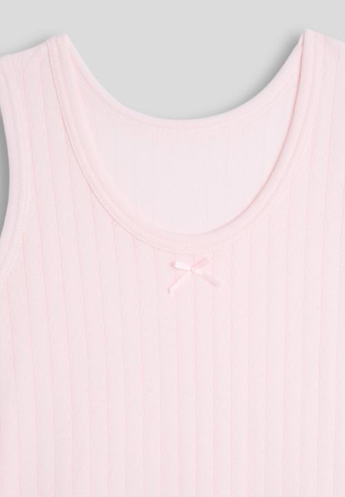 Pop Candy - 2 Pack vest - white/pink