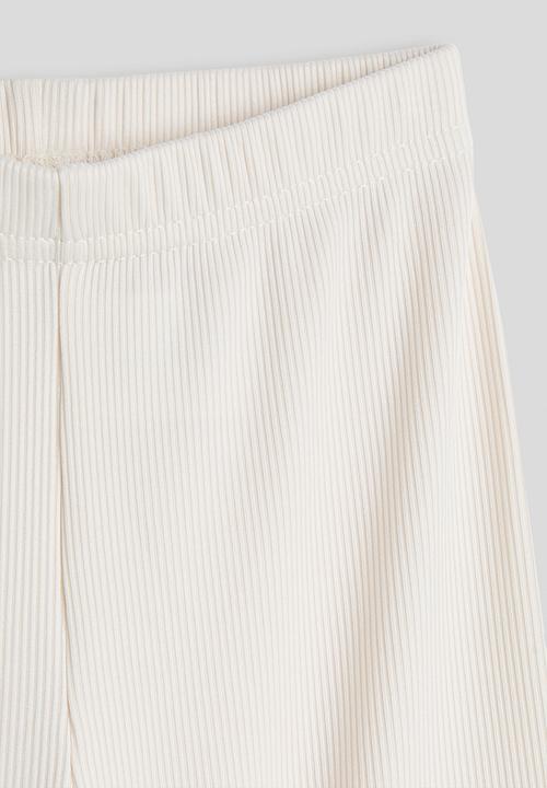 Pop Candy - Tulle overlay peplum tee with capri leggings - pink/cream