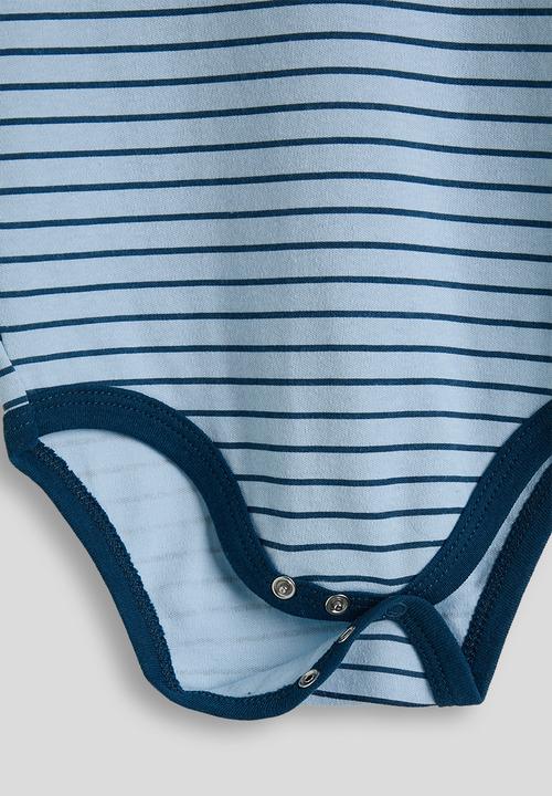 Pop Candy - 3 Pack bodysuit - white/blue stripe/aop
