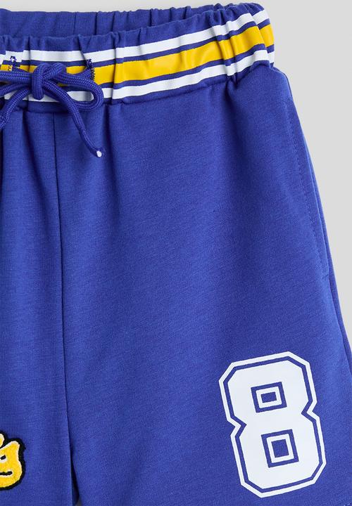 Pop Candy - Hoodie with sweatshorts - royal blue / multi