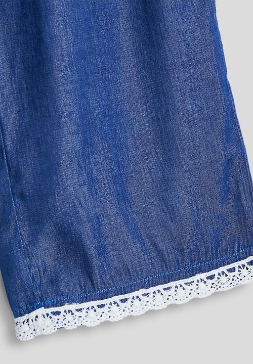 Pop Candy - Blouse and jeans - white & blue