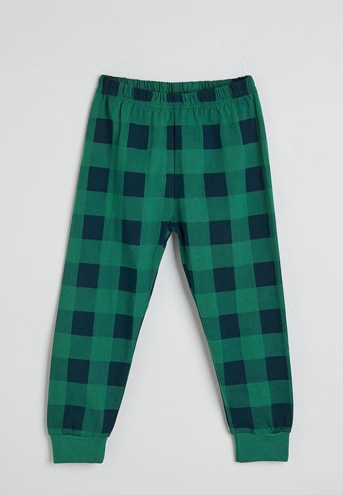 Pop Candy - Long sleeve pj set - dark green