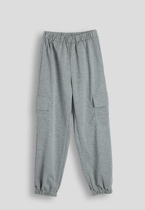 Pop Candy - Camisole bodysuit with cargo-style joggers - grey