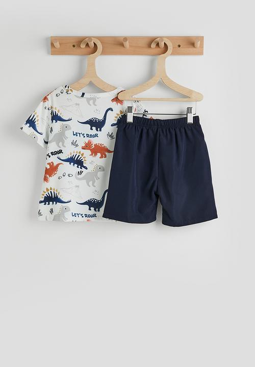 Pop Candy - Short pj set - dino aop/navy