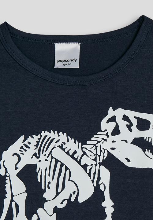 Pop Candy - Short pj set - navy/dino skeleton aop