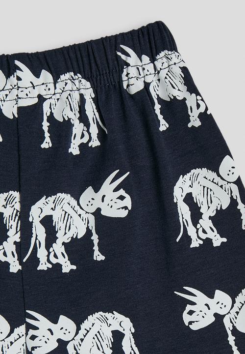 Pop Candy - Short pj set - navy/dino skeleton aop