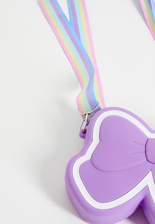 Pop Candy - Bow shaped crossbody bag - lilac