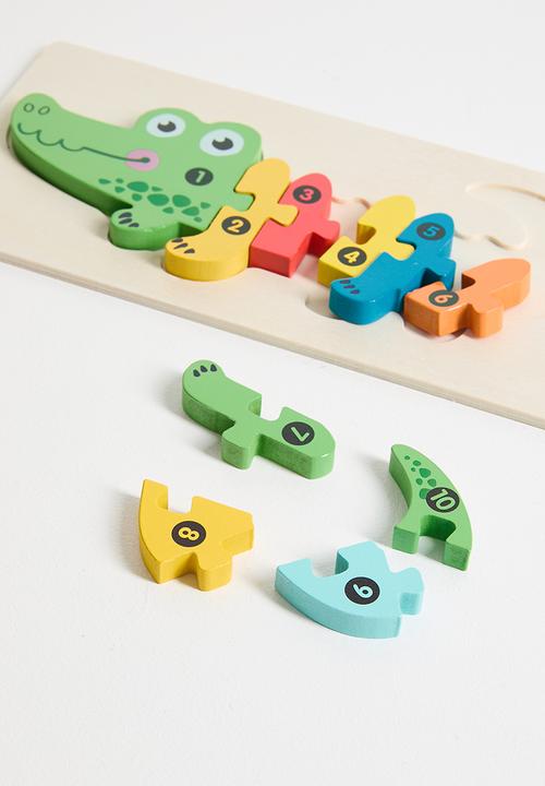 Pop Candy - Crocodile puzzle - multicolour