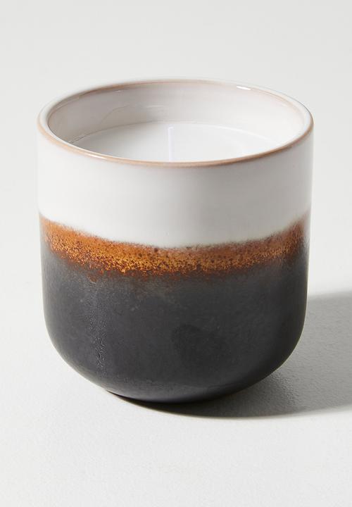 H&S - Candle in ceramic set of 3 - Multi