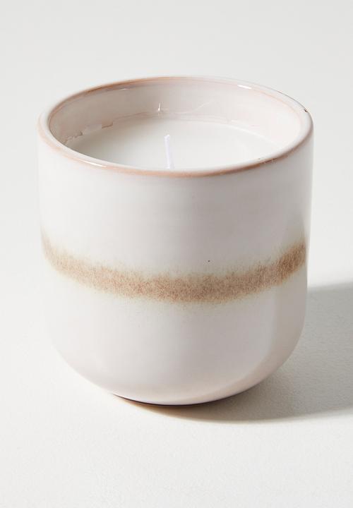 H&S - Candle in ceramic set of 3 - Multi