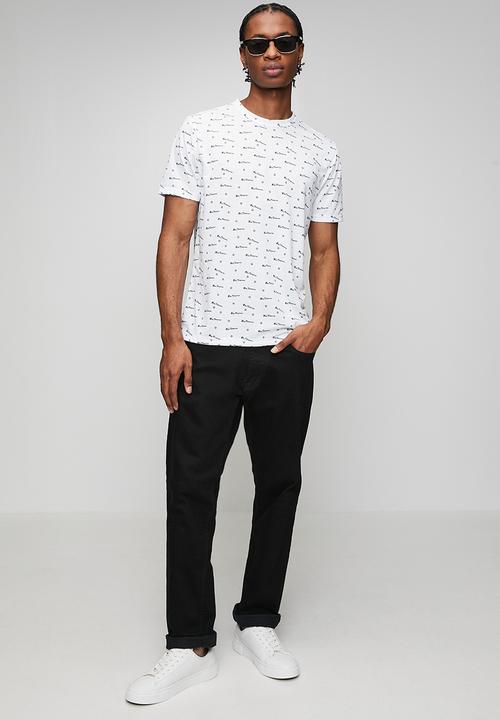 Ben Sherman - Ben Tar AOP Tee Shirt - White