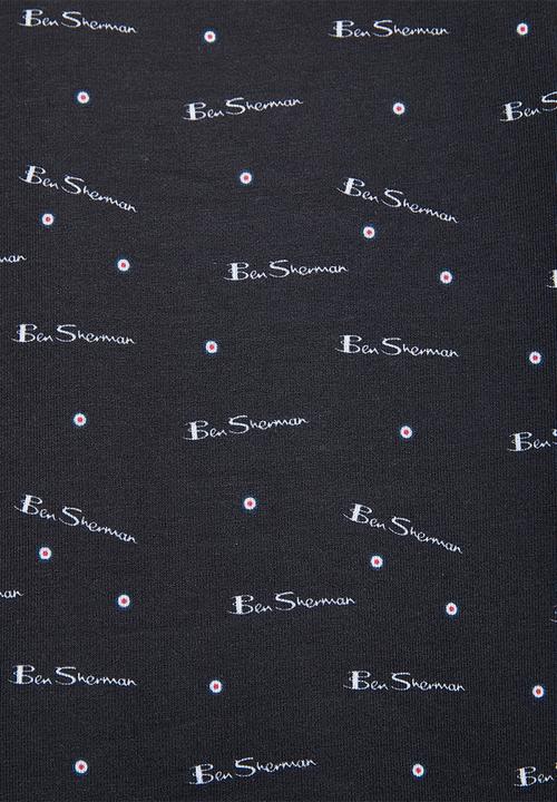 Ben Sherman - Ben Tar AOP Tee Shirt - Black