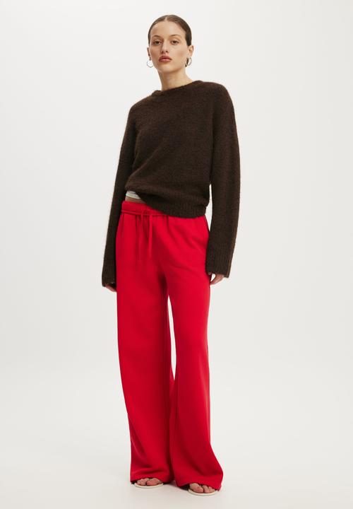 Cotton On - Baggy Sweatpant - Deep Red