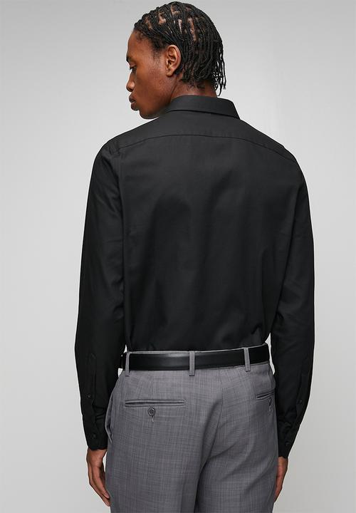 Pringle of Scotland - Tim Long Sleeve Tailored Shirt - Black