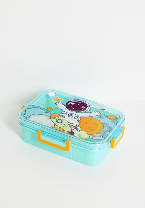 Pop Candy - Astronaut lunchbox - aqua blue/multi