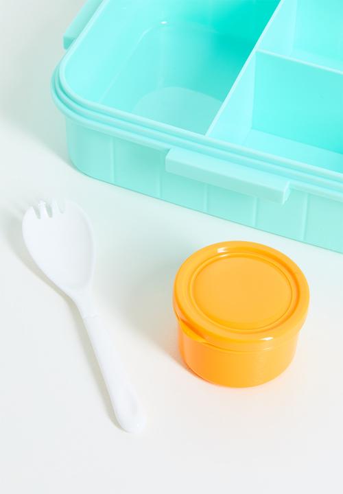 Pop Candy - Astronaut lunchbox - aqua blue/multi