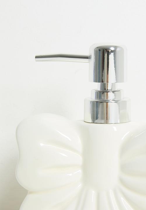 Pop Candy - Bow design soap dispenser - off white