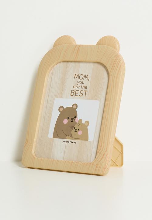 Pop Candy - Bear photo frame - natural