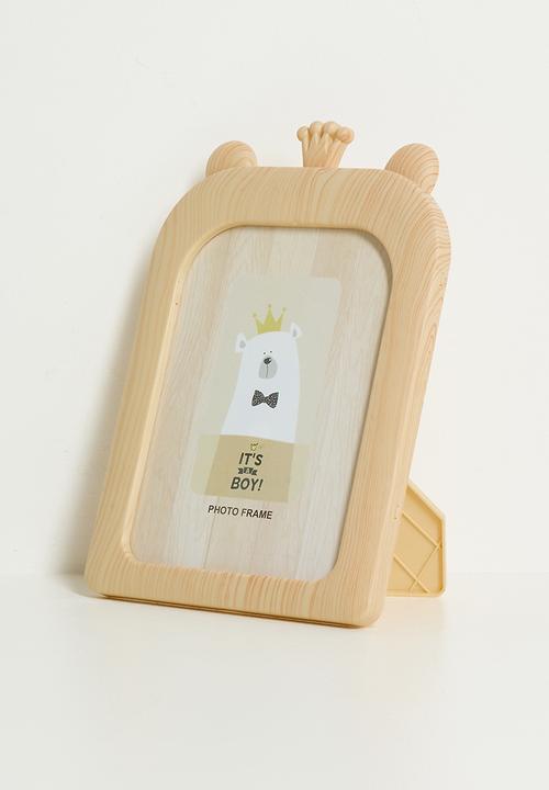 Pop Candy - Crown photo frame - natural