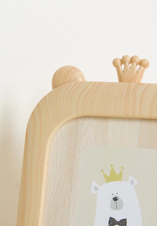 Pop Candy - Crown photo frame - natural
