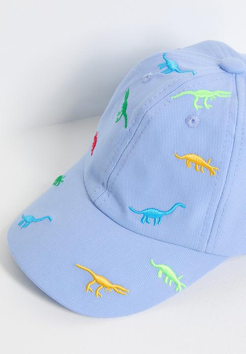 Pop Candy - Dino embroidered snapback - blue