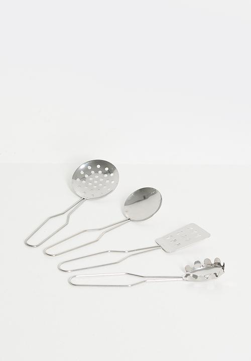 Pop Candy - Kids cookware play set - silver