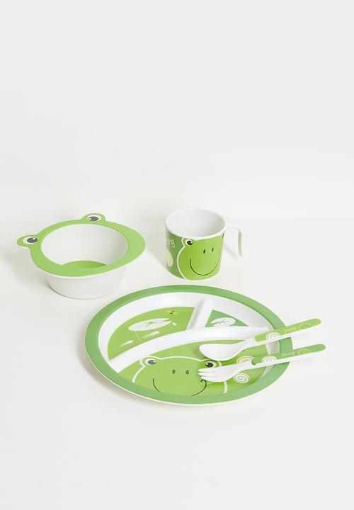 Pop Candy - Frog baby feeding kit - green