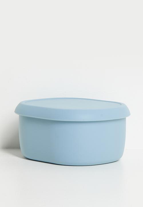Pop Candy - 3 piece silicone container - serenity blue
