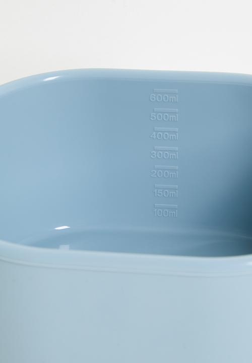 Pop Candy - 3 piece silicone container - serenity blue