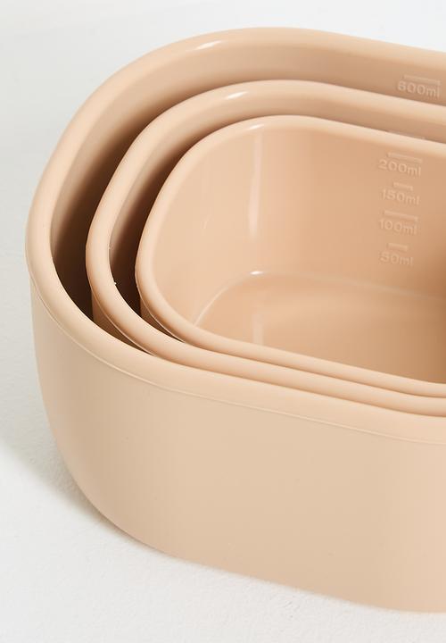 Pop Candy - 3 piece silicone container - neutral