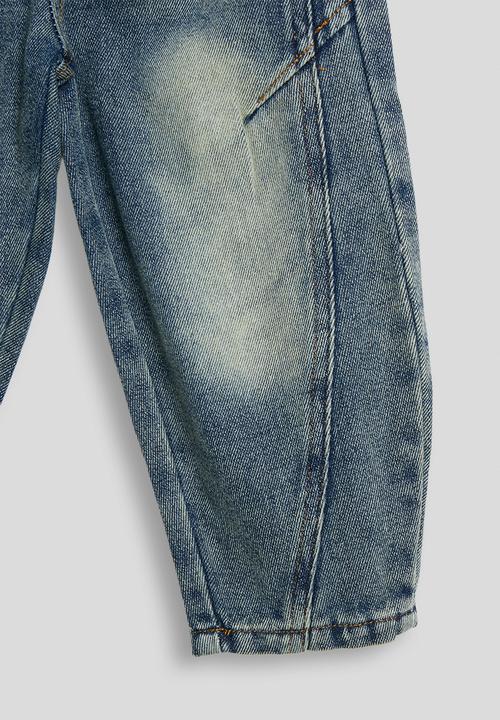 Pop Candy - Panelled stone wash jeans - blue