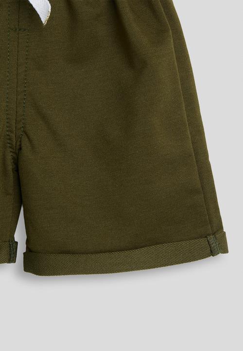 Pop Candy - Rolled cuff shorts - dark olive
