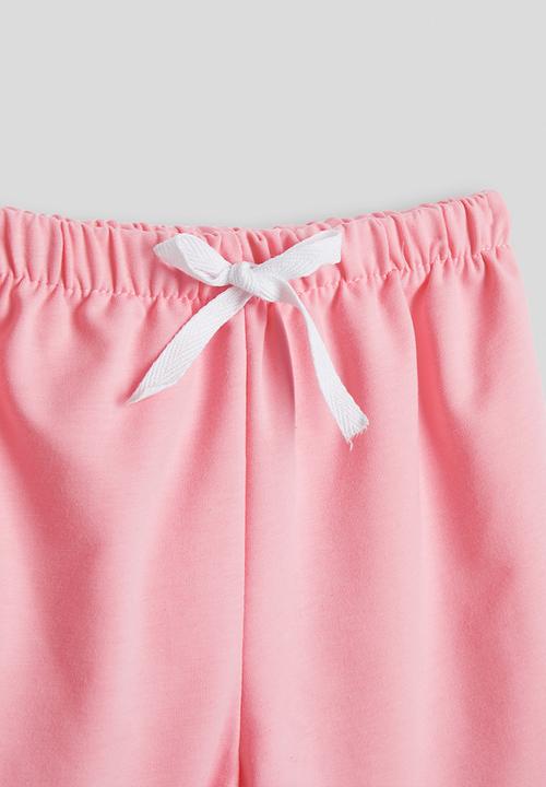 Pop Candy - Rolled cuff shorts - pink
