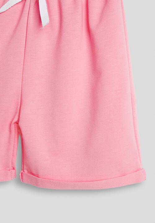Pop Candy - Rolled cuff shorts - pink