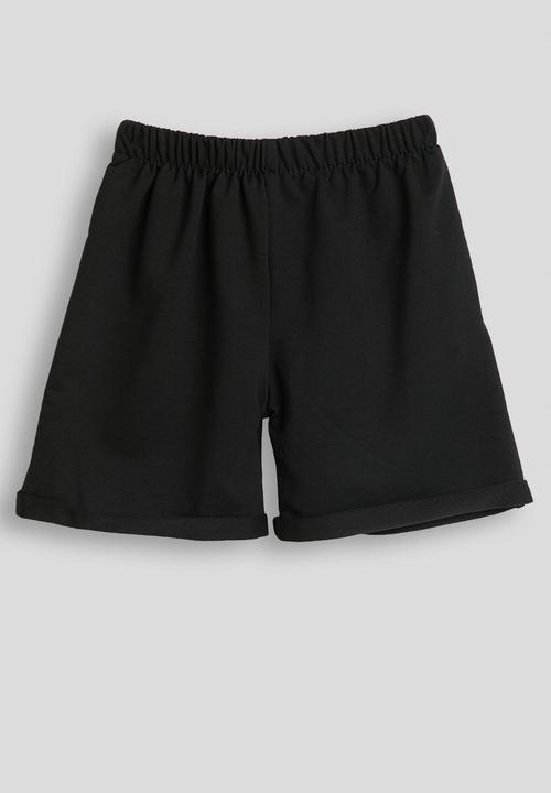 Pop Candy - Rolled cuff shorts - black