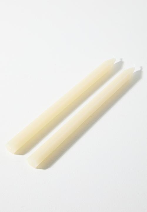 Dinner candle set of 2 - Ivory