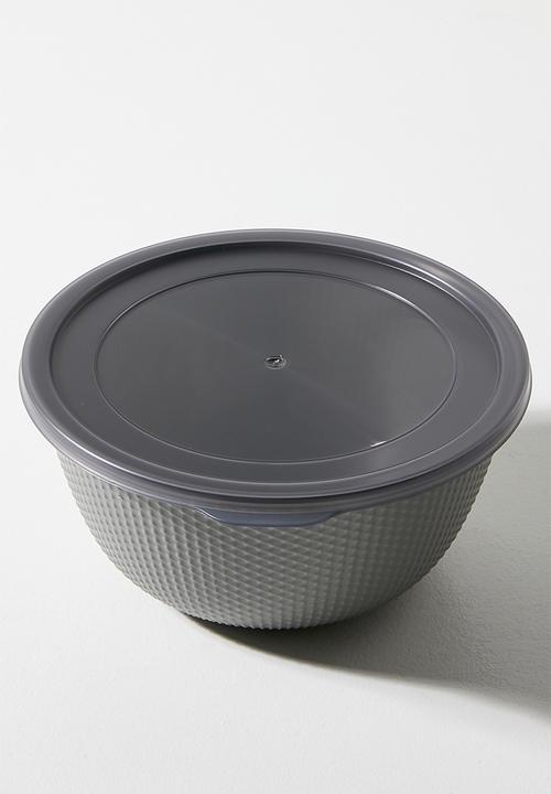 Excellent Houseware - Lope food storage set of 3 - Grey