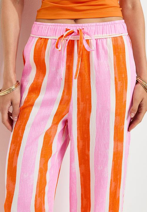 New Look - Demi stripe goya wl trouser - pink
