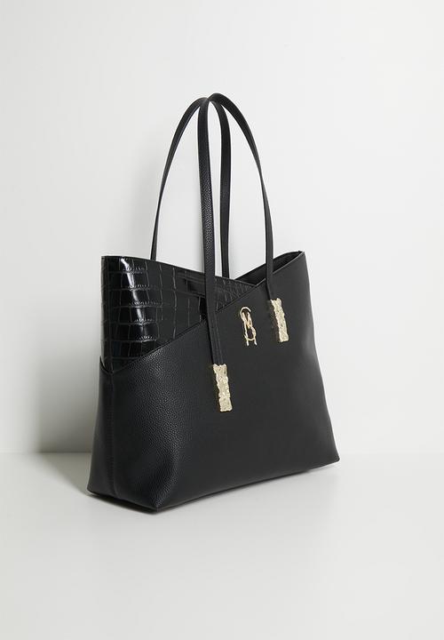 Steve Madden - Beliot-C  mini tote bag-black/gold