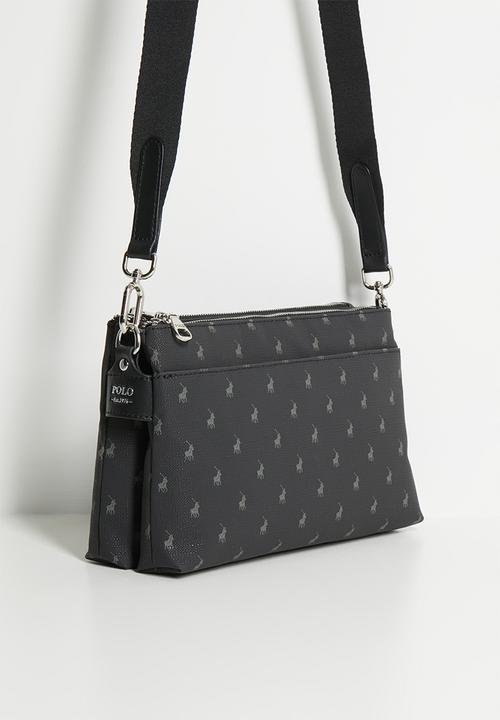 POLO - Lifestyle Bags Double Compartment Sling - Black