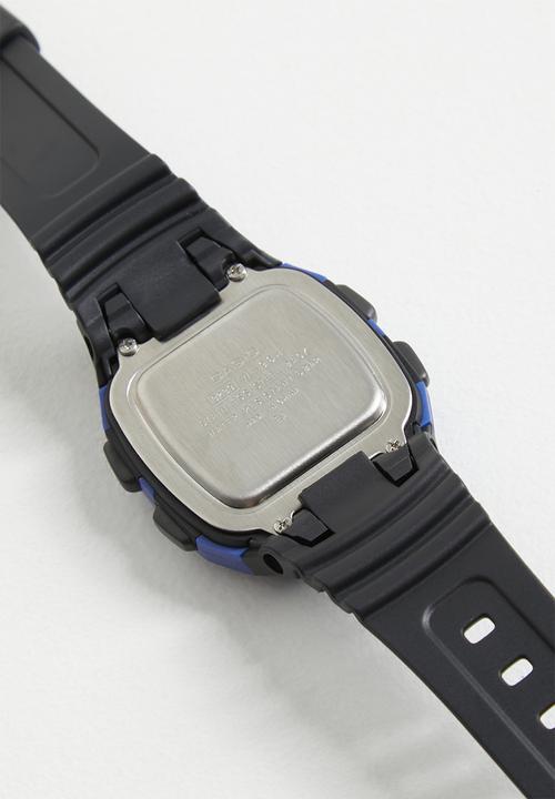 Casio - Digital Blue Case Black - Blue