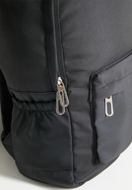 Pop Candy - Front patch pocket backpack - black